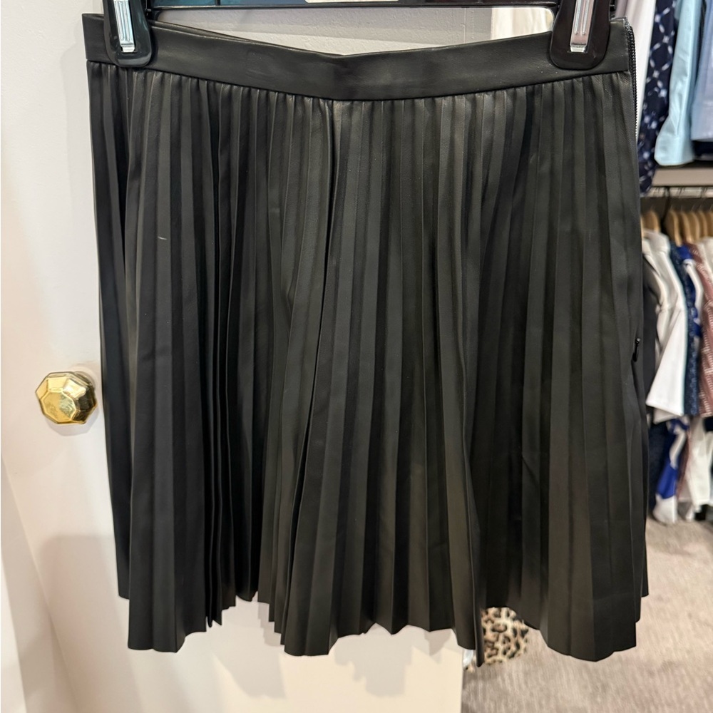 Black Pleated Skirt